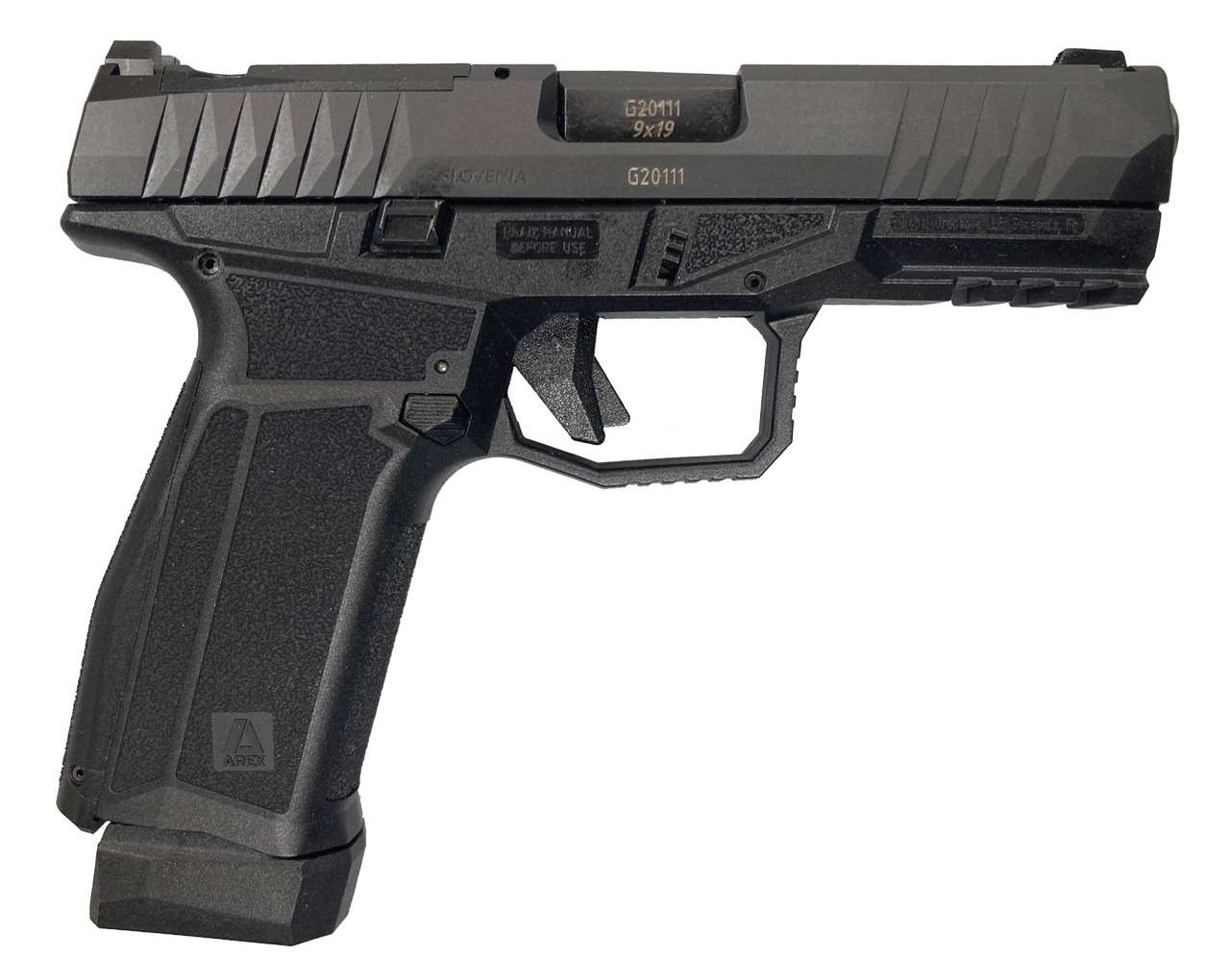 AREX Delta X OR HGA 9mm Pistol with Optics Plates