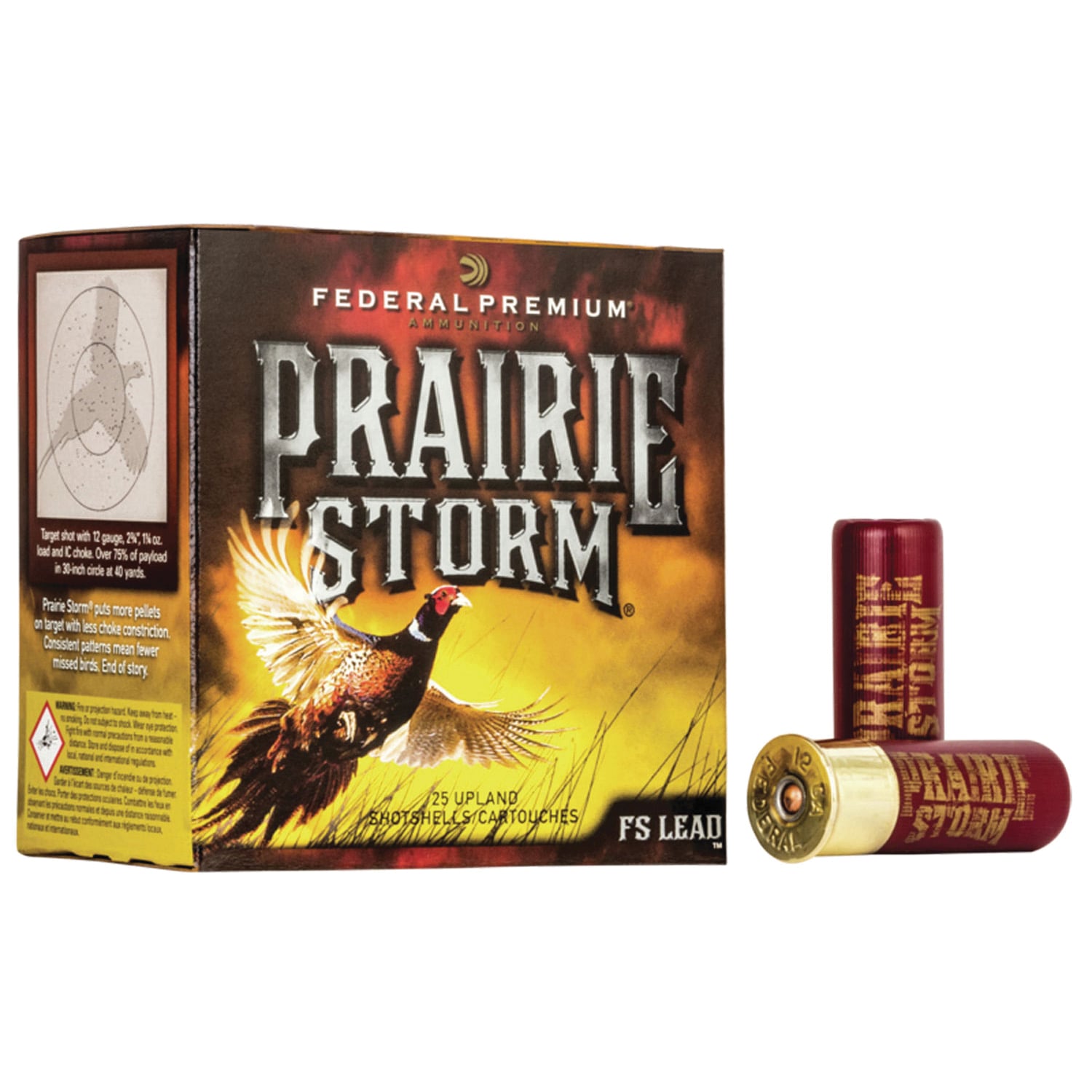 Federal Premium Prairie Storm Shotgun Ammo 20 ga. 3 in. 1 1/4 oz. 4 Shot FS Lead 25 rd. - No Credit Card Fees - Low, flat rate shipping