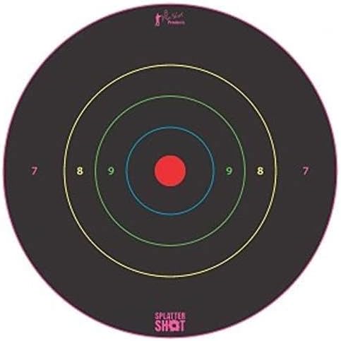 Pro-Shot Products Round Bull's Eye Multi-Color Rings Target 8" x 8" Bag of 6