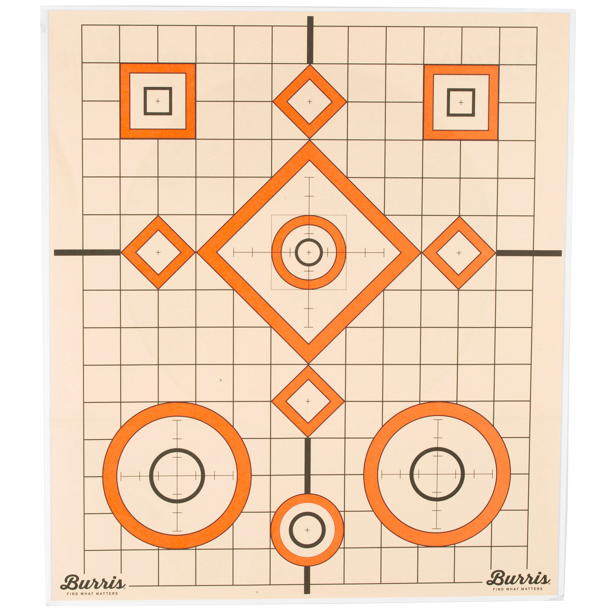 Burris Paper Targets, 13" x 13", 10 Pack - 626001