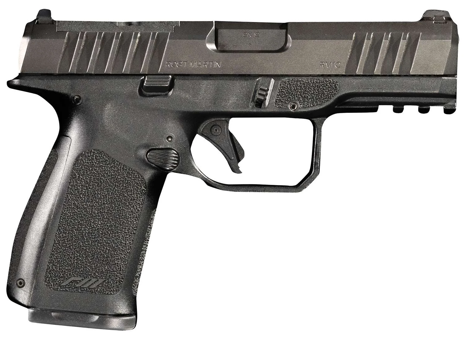 ROST MARTIN RM1C COMP HGA 9MM 4 IN BBL OPTIC READY W RMR PLATE BLACK 1/15RD 1/17RD MAG