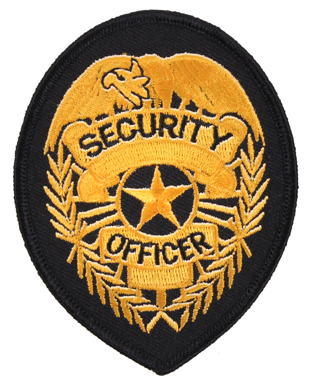 Rothco Security Patch - Black - Gold