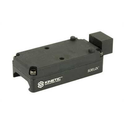 Kinetic Development Group SIDELOK Mount Fits Trijicon RMR Low Mount, Black - SID5-231