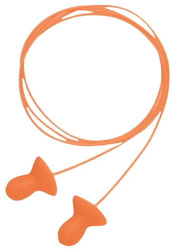 Howard Leight Quiet 26 dB Corded Multiple-Use Ear Plug, Orange, 2 Pair/pack - R-01522