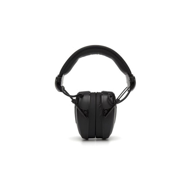 Pyramex Clandestine 24 dB Over the Head Electronic Earmuff, Black - VGPME10