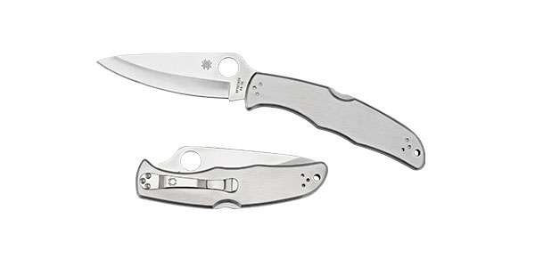 Spyderco Endura 4 Drop Point Folding Knife, 3.85", Plain Edge - C10P
