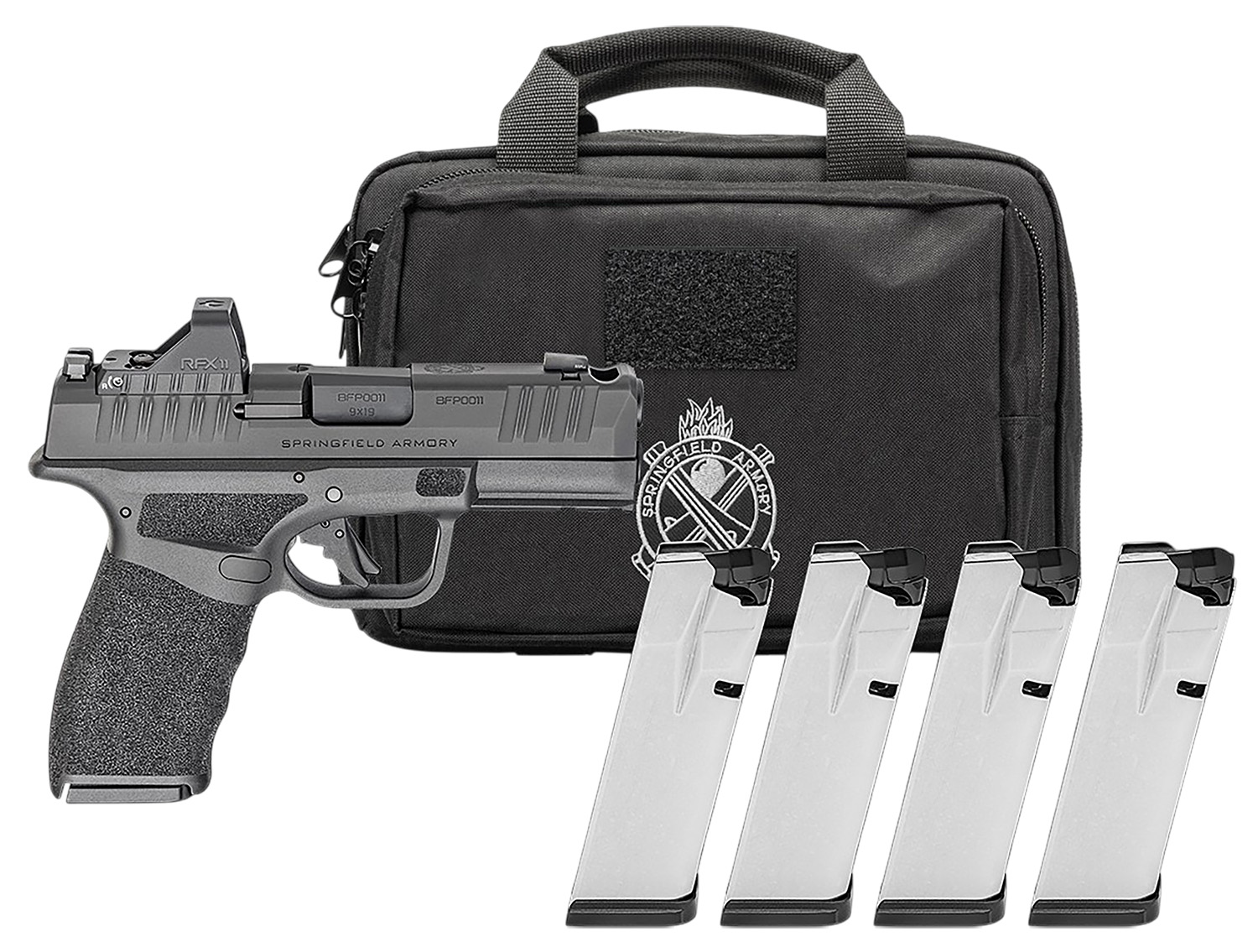 Springfield Hellcat Pro Comp 9mm Pistol with Optics Ready Slide