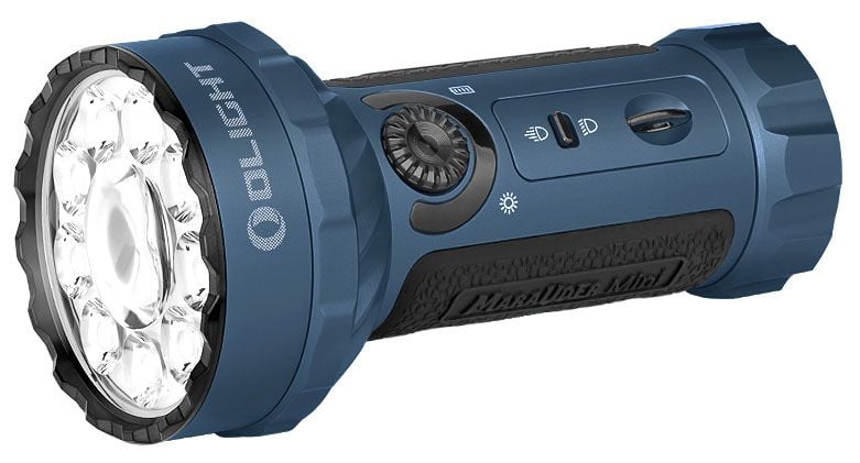 Olight Marauder Mini Variable-Output Rechargeable LED Floodlight, Midnight Blue