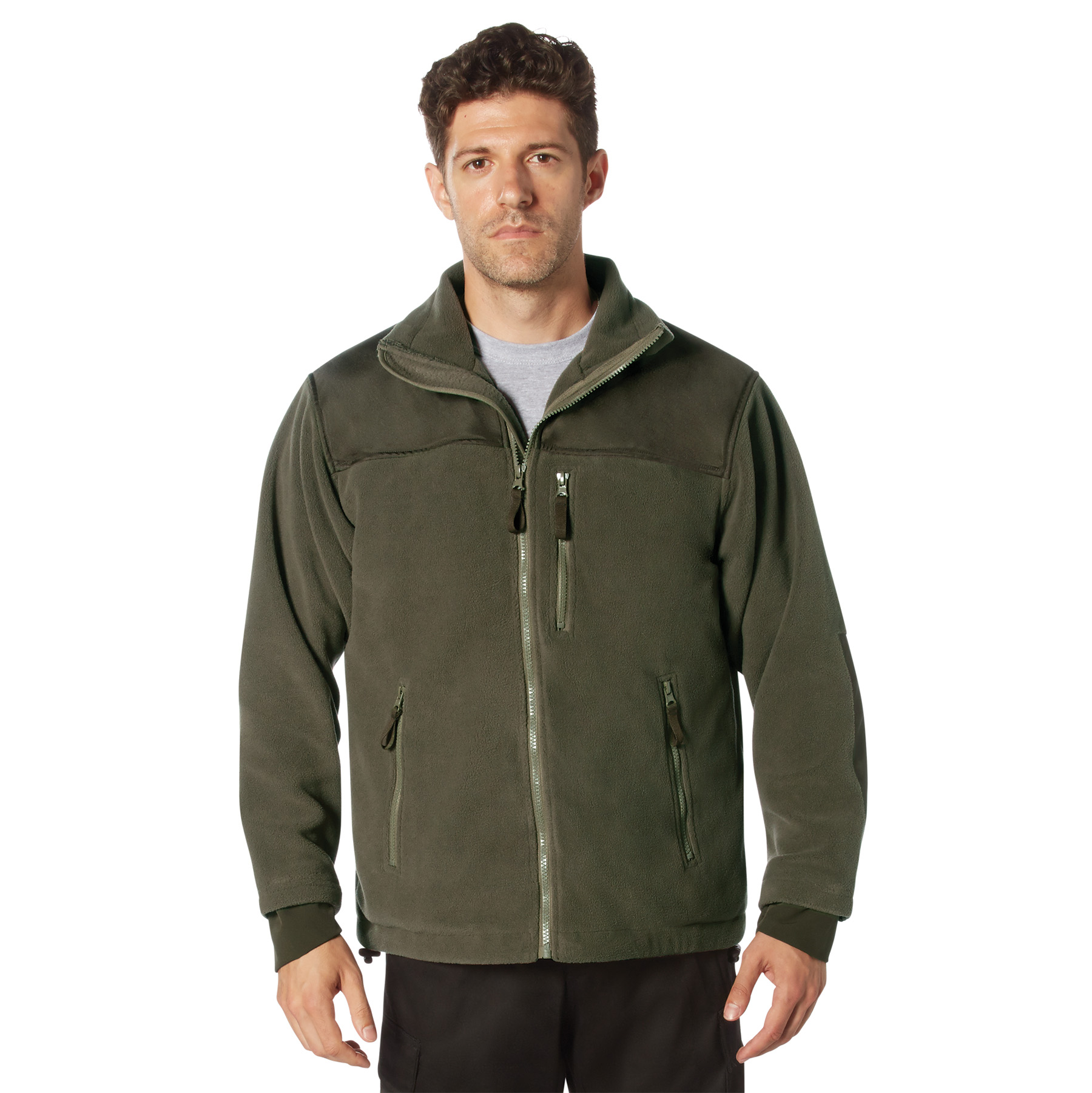 Rothco Concealed Carry Spec Ops Fleece Jacket - Olive Drab, Medium