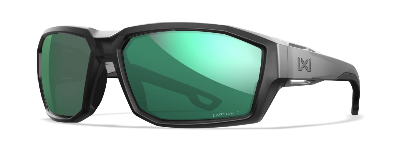 WILEY X Alpine Captivate - Translucent Black/Green Mirror