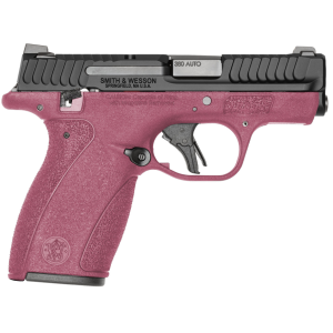 SMITH & WESSON BODYGUARD 2.0 380ACP PISTOL T.S. CRANBERRY FROST 1-12RD 1-10RD MAG