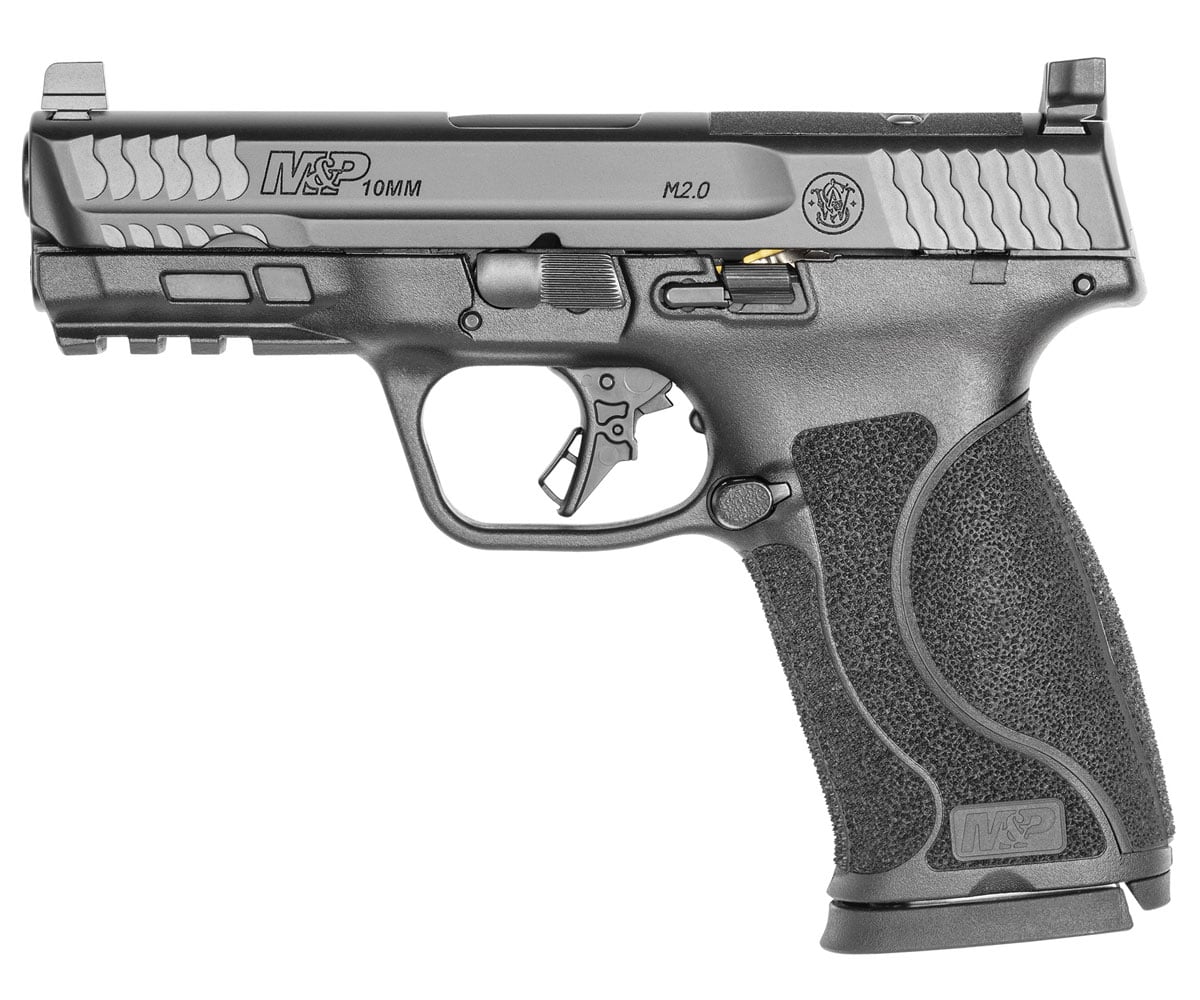 S&W M&P 2.0 Compact Optics Ready 10mm Pistol, Black - 13389