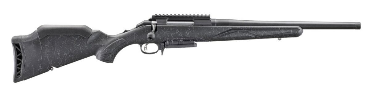 Ruger AMERICAN GEN2 PATROL 308WIN 46995 | BLACK SPLATTER | 16"