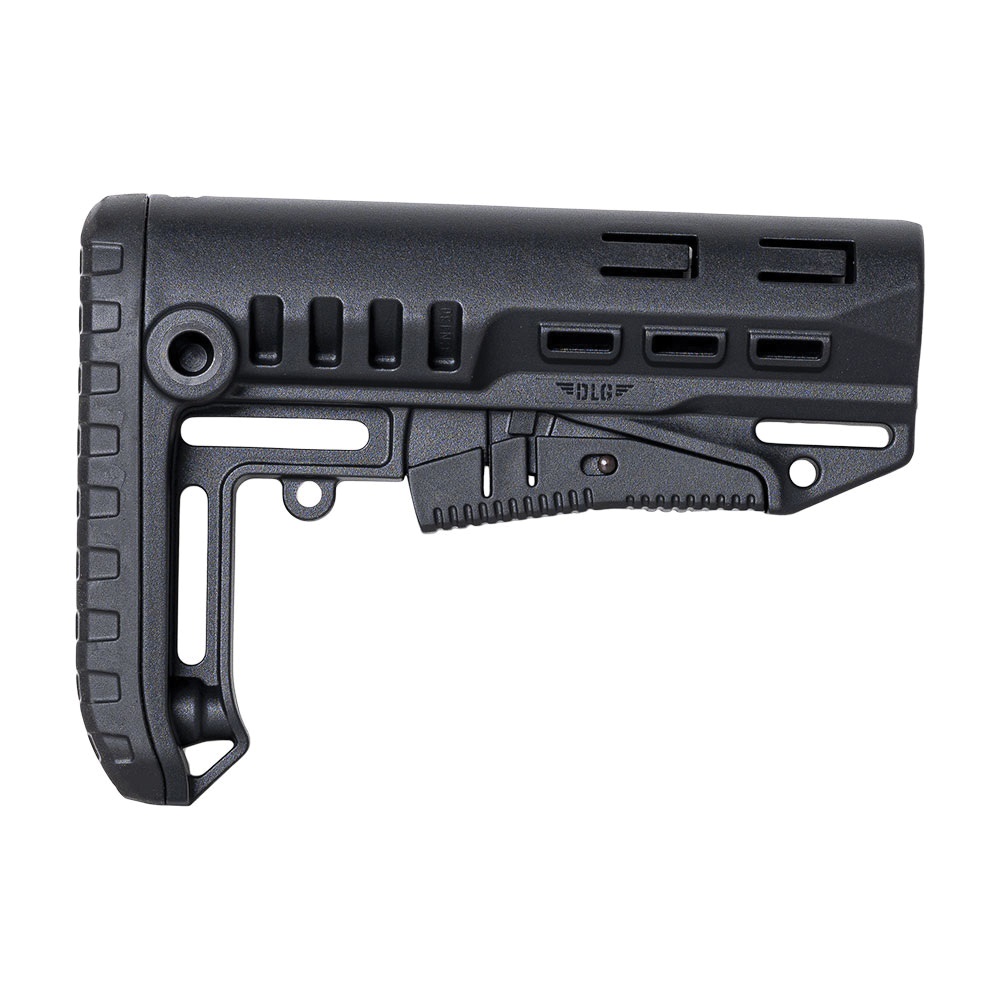 NcStar Compact Mil-Spec Stock for AR-15, Black - VG130