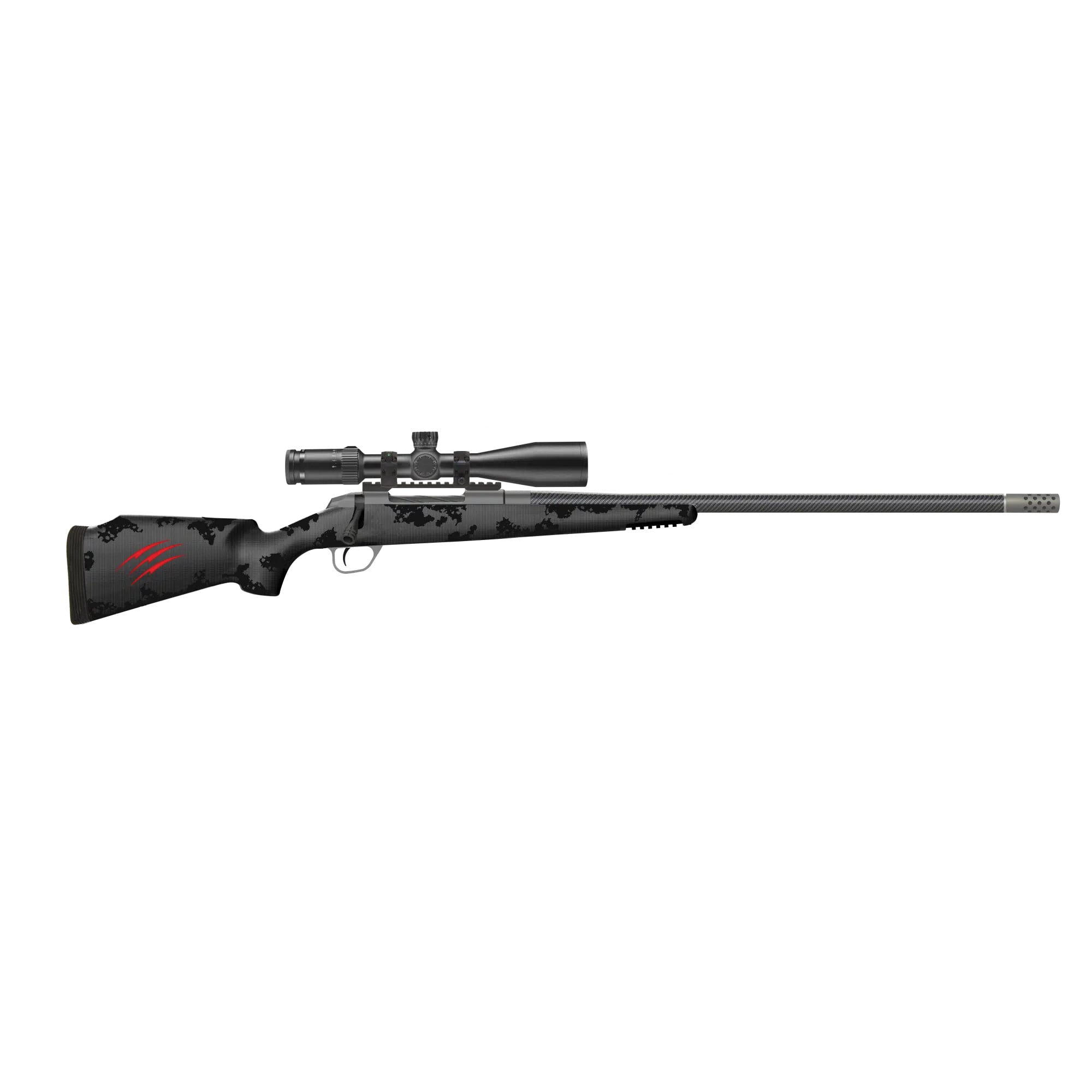 Fierce Firearms CT Rage .300 WSM Bolt Action Rifle, Blackout Camo - FCTRG300WSM24BBO