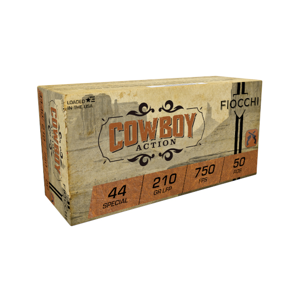 Fiocchi Cowboy Action Centerfire Rifle Ammo 44 Spl. 210 gr. LFP 50 rd. - No Credit Card Fees - Low, flat rate shipping