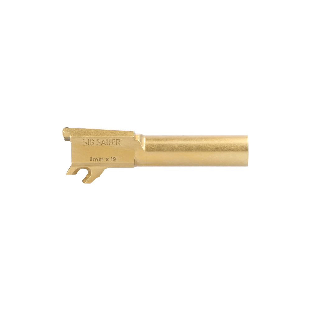 Sig Sauer Barrel 9mm 3.10" Fits P365/P365X/P365 X-Macro, Gold - High-Quality Finish - 8900776