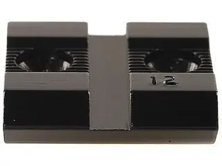 Weaver Standard Top Mount Aluminum Scope Base - Black - #12 - For Remington Ruger Savage Sears StevensWinchester H Marlin Mossberg