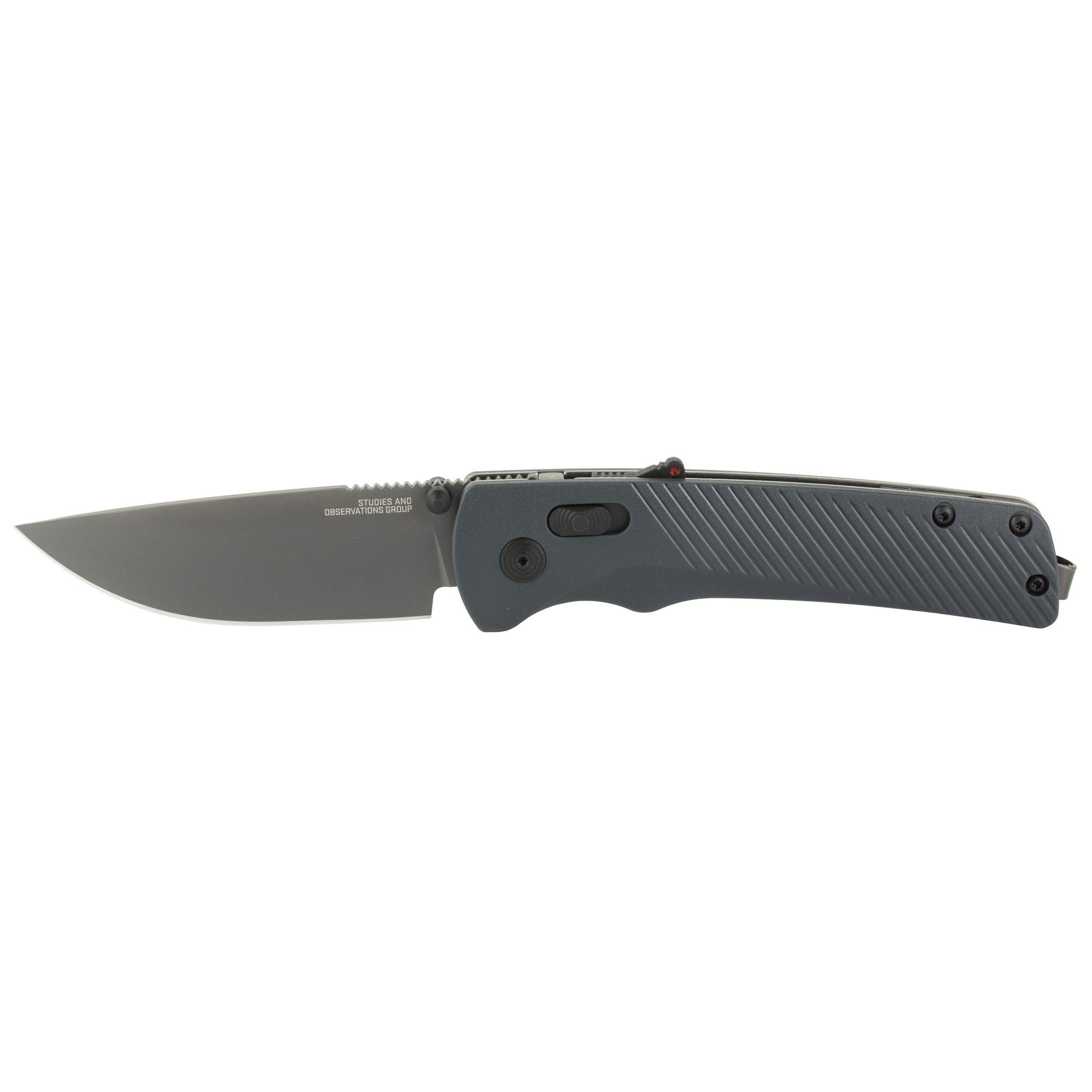 SOG Knives Flash AT 3.45" Straight Back Assisted Folding Knife, Black - SOG11180541