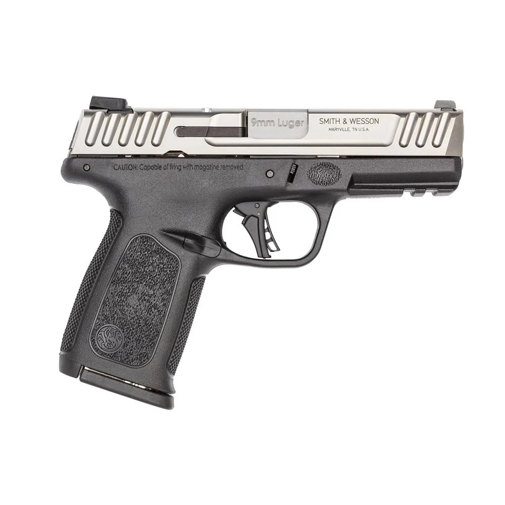 S SD9 2.0 Handgun 9mm Luger 10rd Magazine(1) 4" Barrel White Dot Sights No Thumb Safety 2-Tone