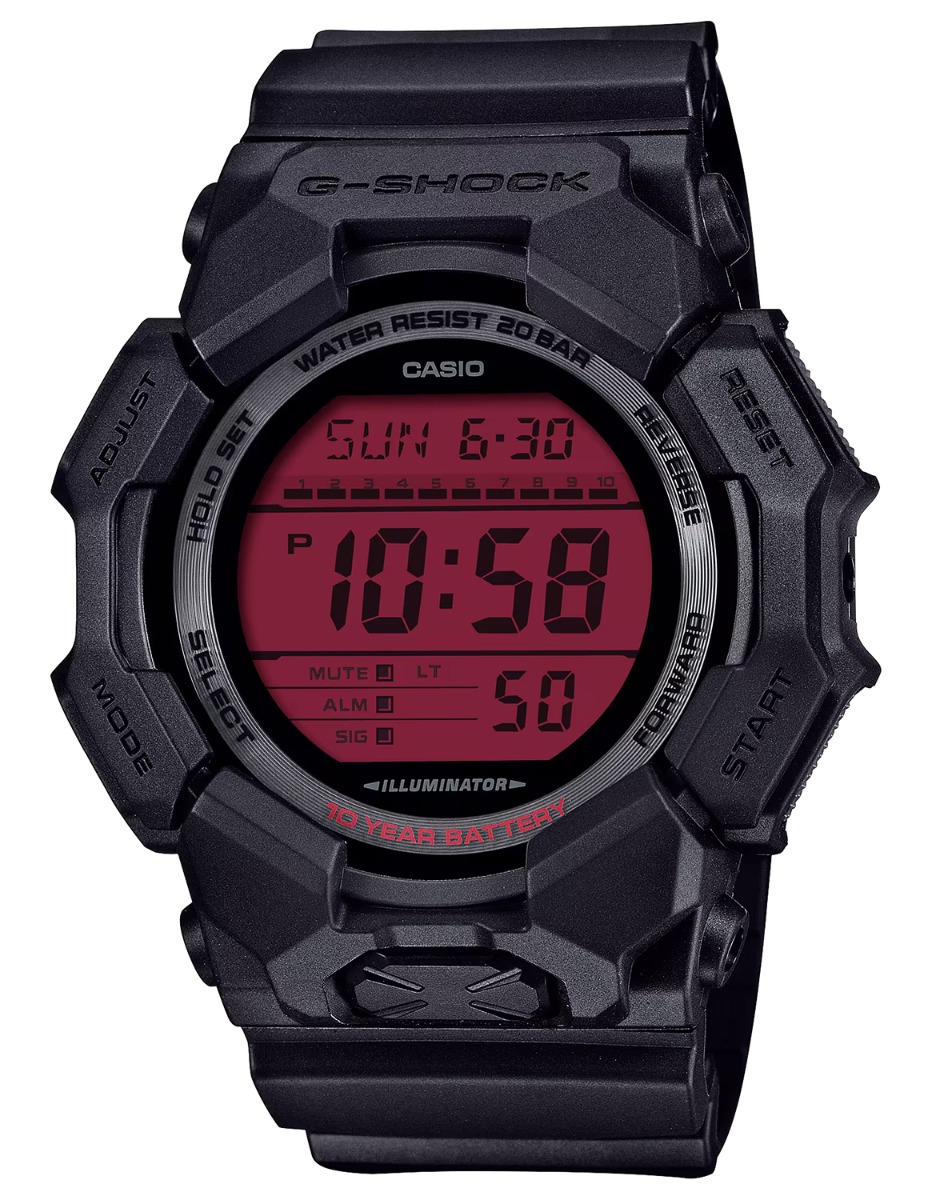 Casio G-Shock Move GD010BBR-1CR Digital Wrist Watch, Black - GD010BBR1CR