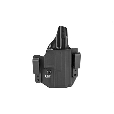L.A.G. Tactical Defender Series OWB/IWB RH Holster Fits CZ P-10 C, Black Kydex - 17014