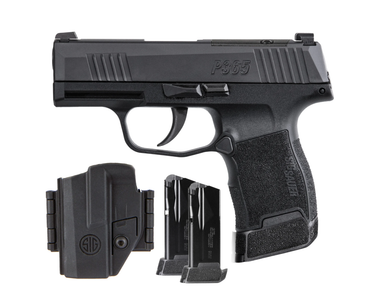 Sig Sauer P365 9mm (OR) 12rd Pistol TacPac W/ 3 Mags & Holster