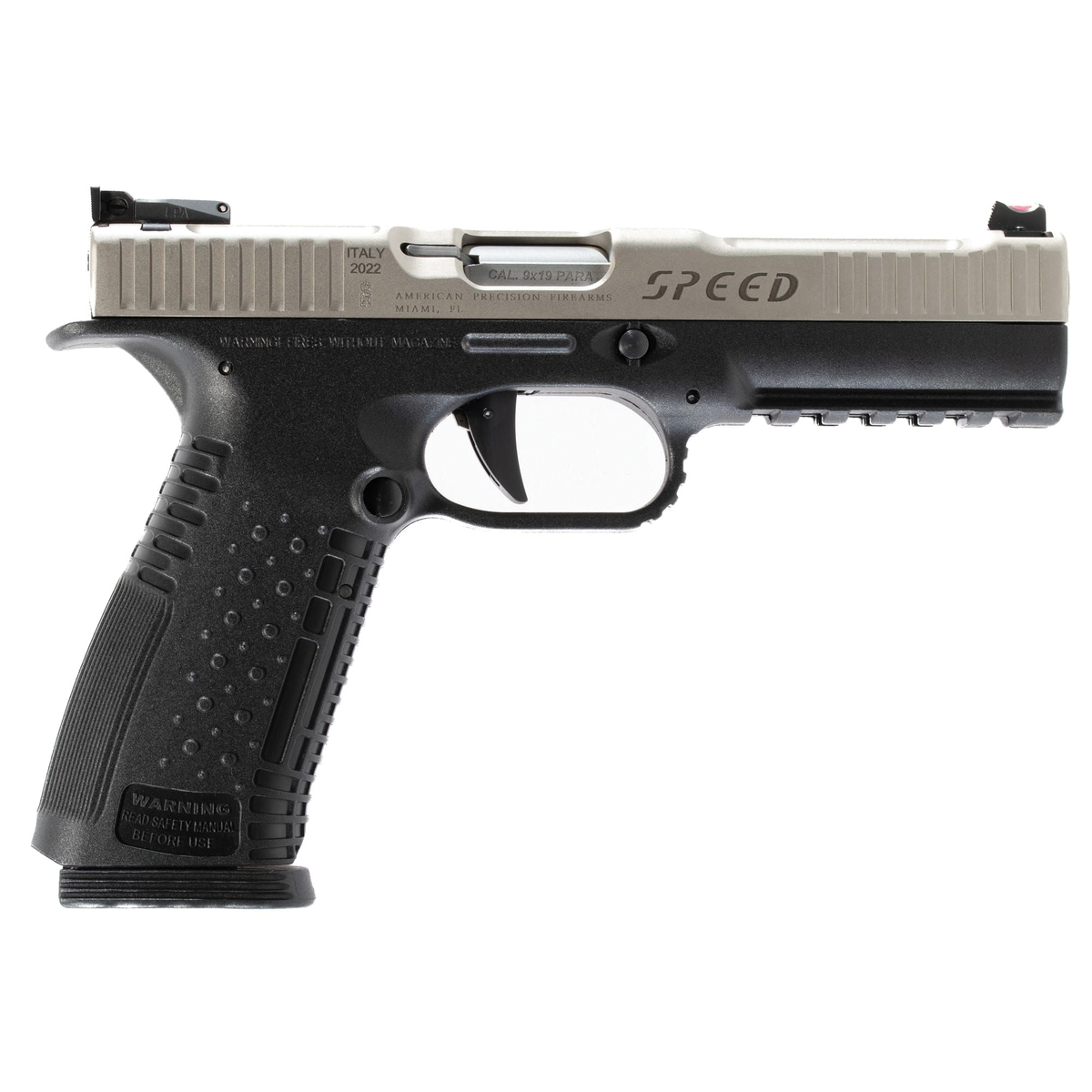American Precision Firearms Strike One Speed 9mm 5" 17rds, Black