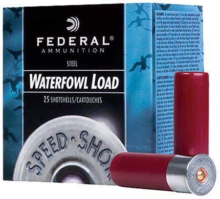 Federal Speed-Shok Waterfowl Steel – 20ga 2-3/4″ 3/4oz #6-Shot 25/Box - No Credit Card Fees - Low, flat rate shipping