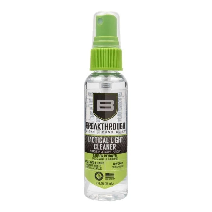 Breakthrough Clean 1.25" x 1.25" x 5.25" Tactical Light Cleaner, 2 oz Pump Spray Bottle BT-TLC-2OZ