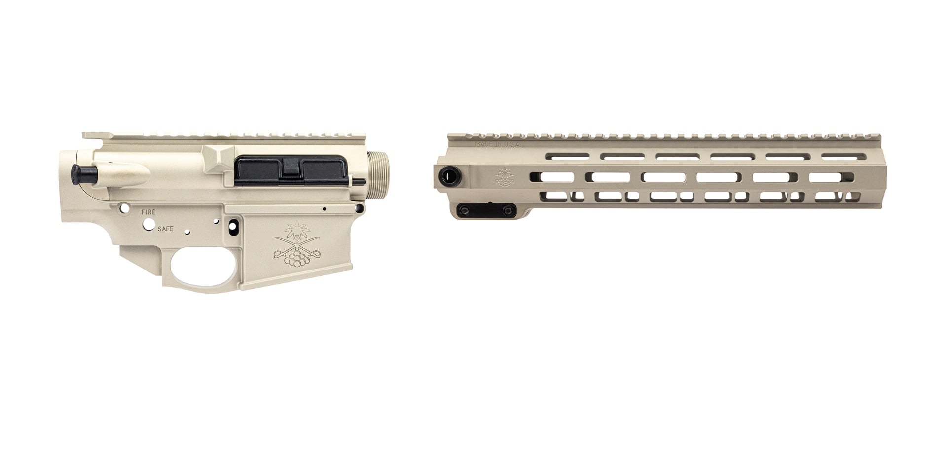 Sabre-10 Builder Set - 12.5" QDSM Rail, Champagne