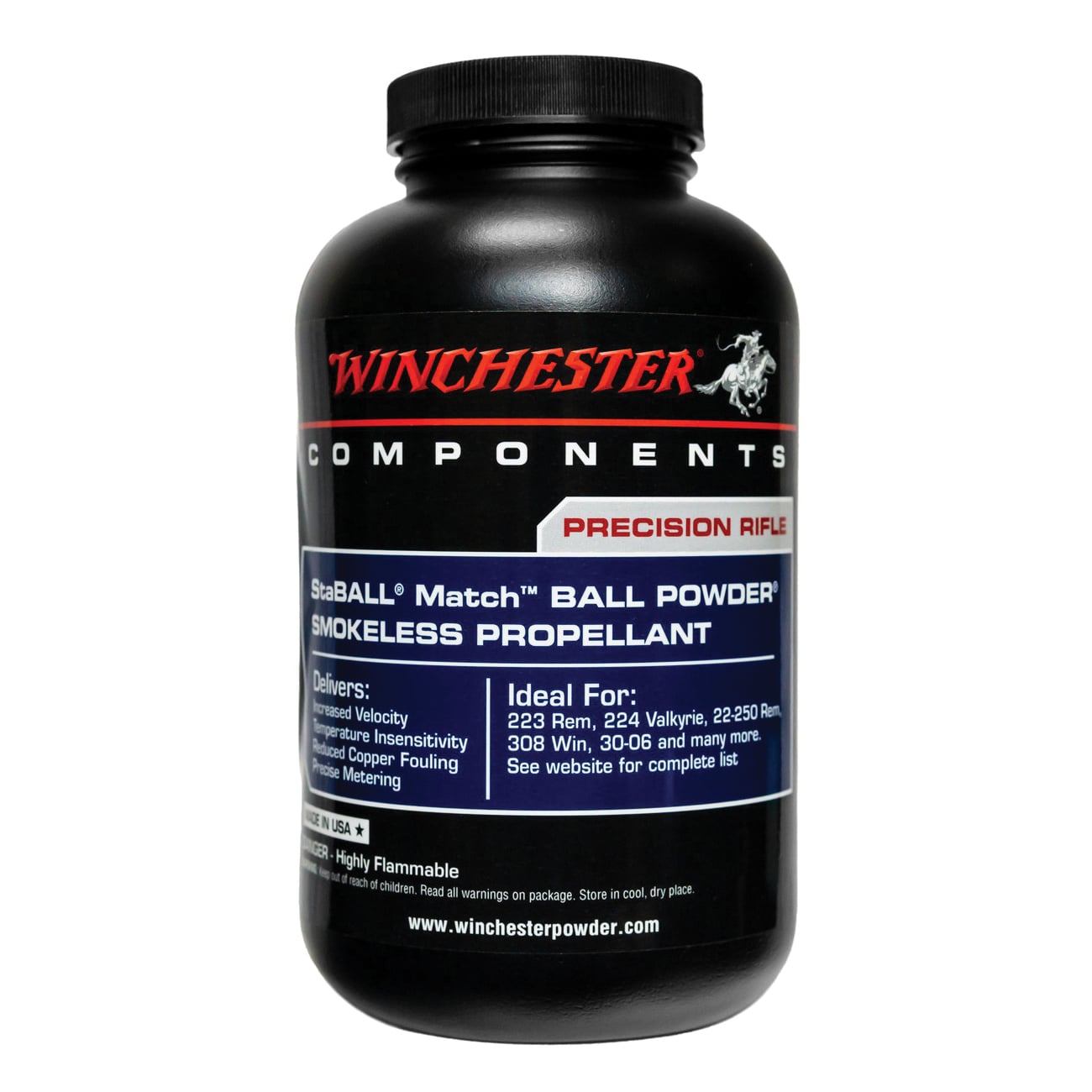 Winchester StaBALL Match 1 lb Rifle Powder - STABALLMATCH1