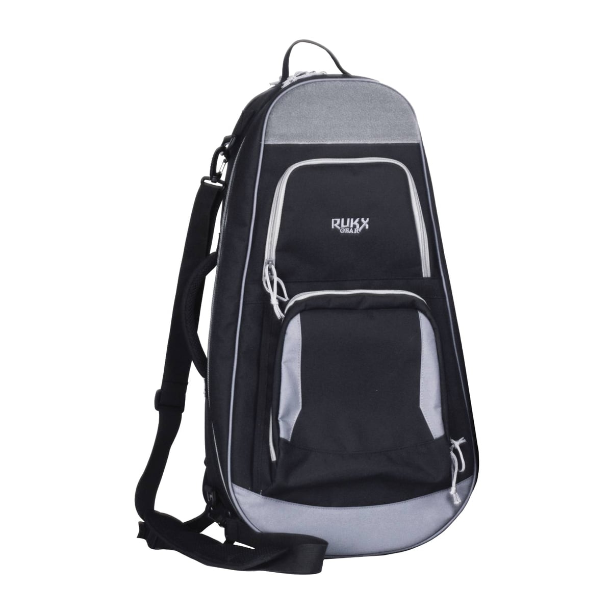 Rukx Gear Discrete 13.70" x 4.70" x 25.50" AR Pistol Bag, Black/Gray