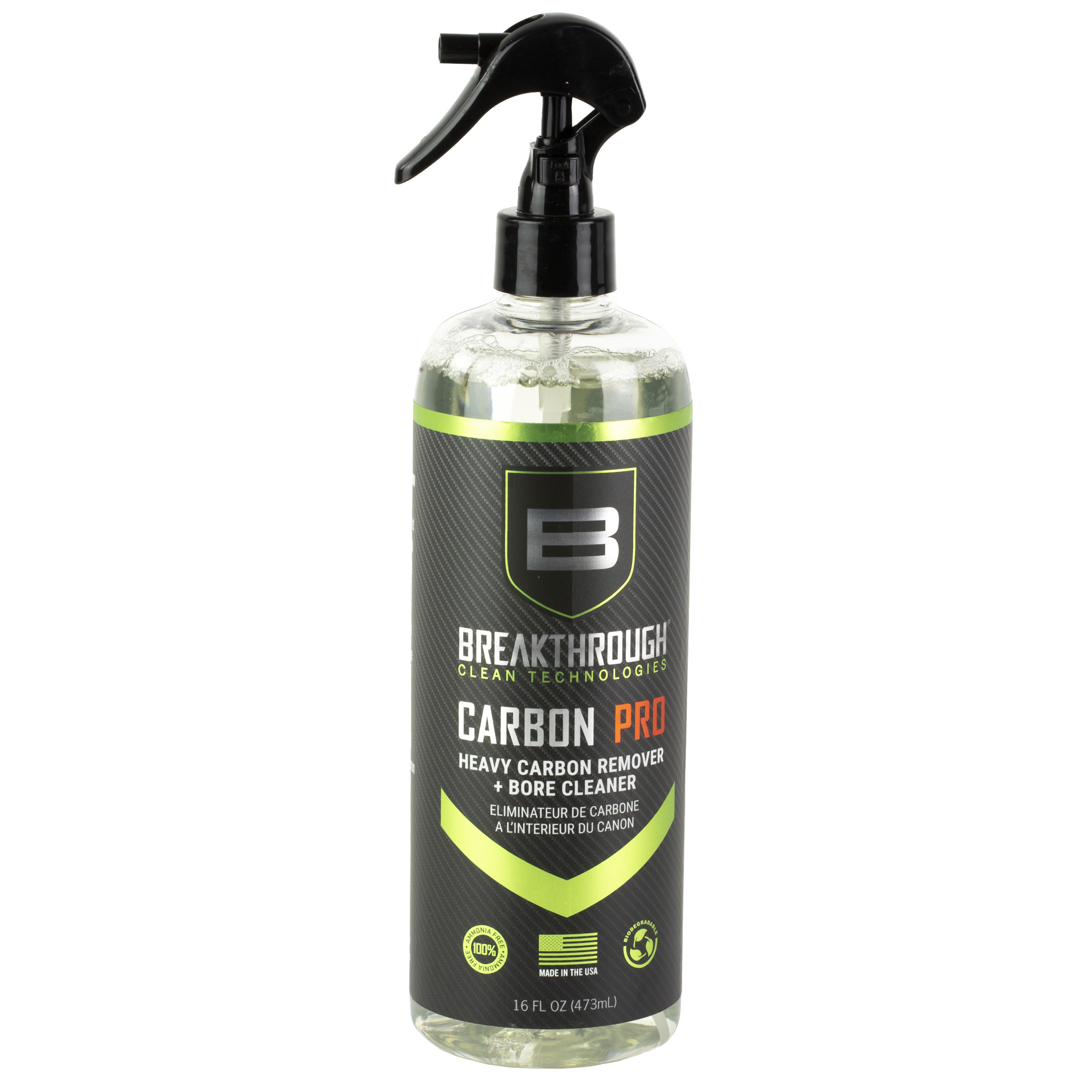 Breakthrough Clean Technologies Carbon Pro, Bore Cleaner, 16oz Trigger Spray Bottle