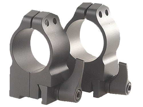 Warne Scope Mounts Maxima Ruger 30mm Medium Steel Quick Detach Scope Ring, Matte Black - 14RLM