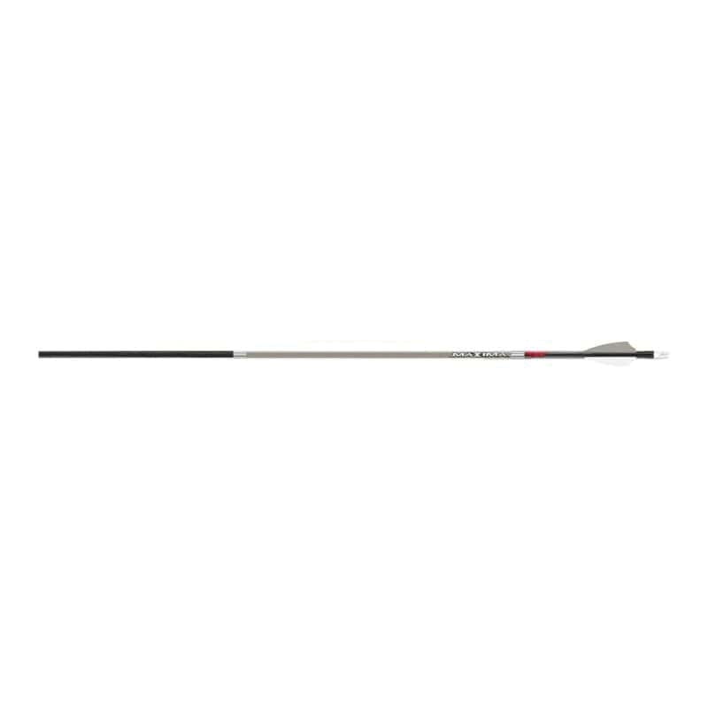 Carbon Express Maxima Red Stone 32" 10.10 GPI 350 Spine Fletched Arrow, Desert Tan Pack of 6