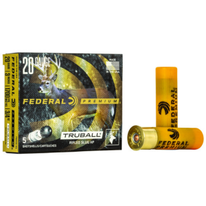 FEDERAL AMMO 20Ga 3" Max 3/4oz Truball HP 5rd VitalShok Slug