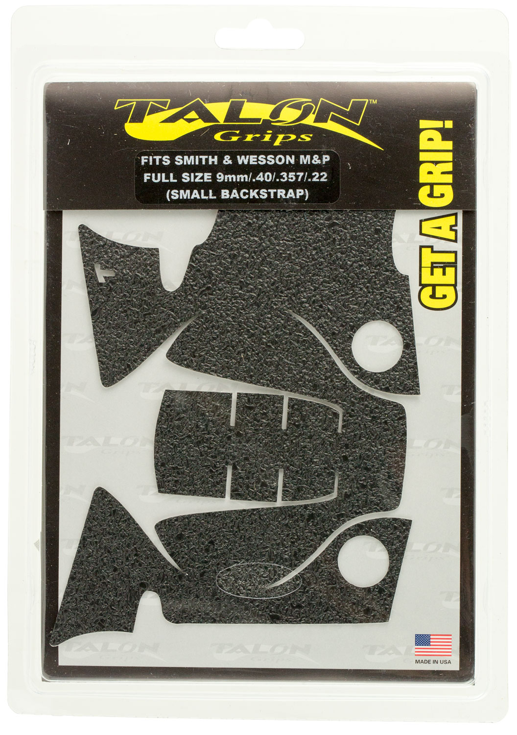 Talon Grips Rubber Small Pistol Grip for S&W M&P Full Size .22/9mm/.357/.40 Backstrap, Black - 703R