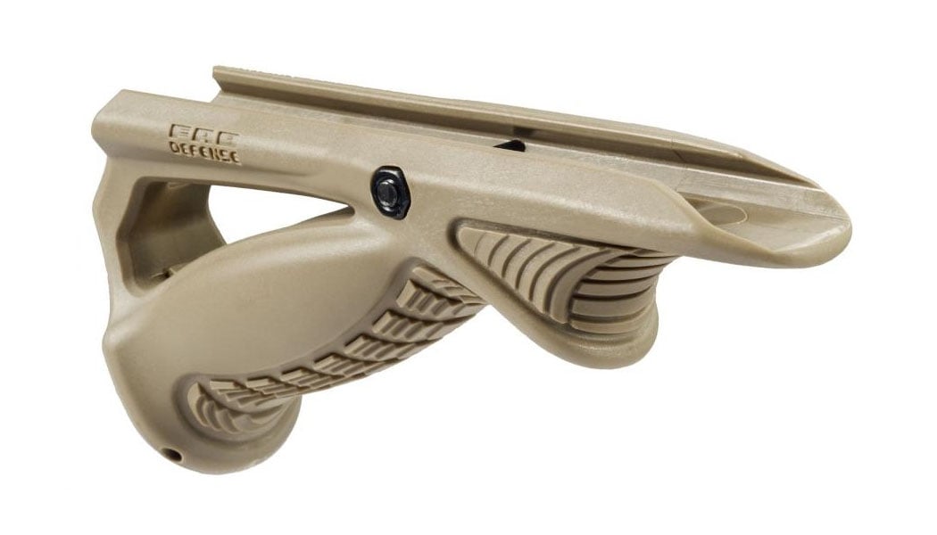 FAB Defense PTK Picatinny Ergonomic Pointing Forend Grip, Flat Dark Earth - FX-PTKT