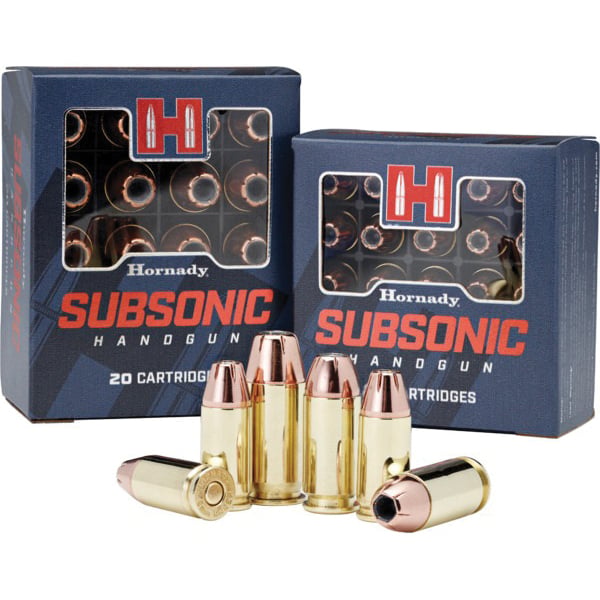 Hornady Subsonic 180 gr XTPHP .40 S&W Ammo, 20/box - 91369