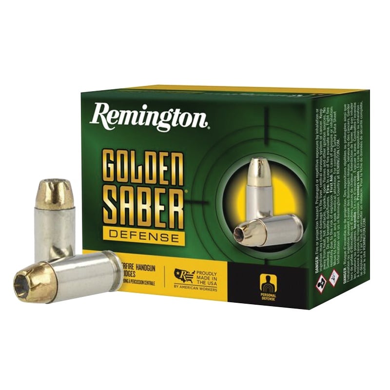 Remington Golden Saber Defense .40 S&W 165 gr Ammo BJHP - 20rds - 27607
