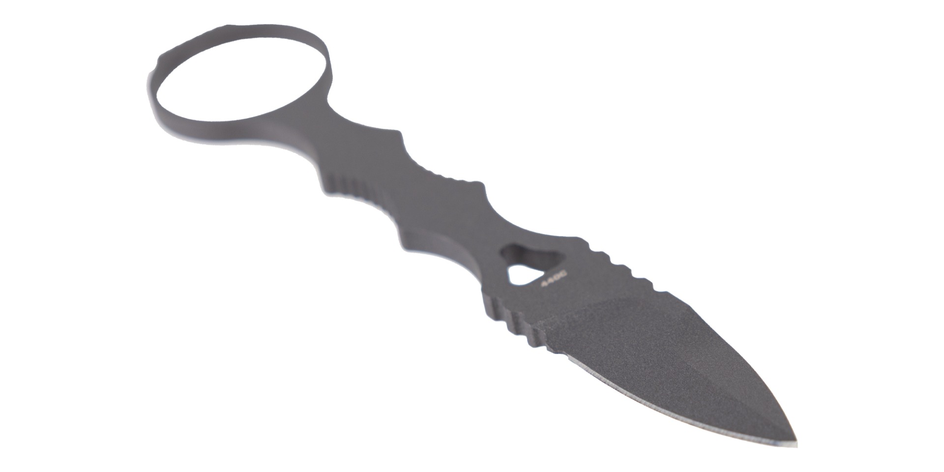 Benchmade Mini SOCP Fixed Blade Dagger Knife, Tungsten Grey - 177GY