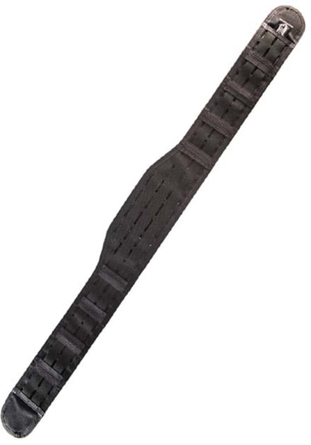 High Speed Gear Laser Slim Grip Slotted Padded Belt Black 31''