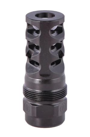 Primary Weapons Systems FRC 3-Port Tapered Compensator 5/8-24, Black
