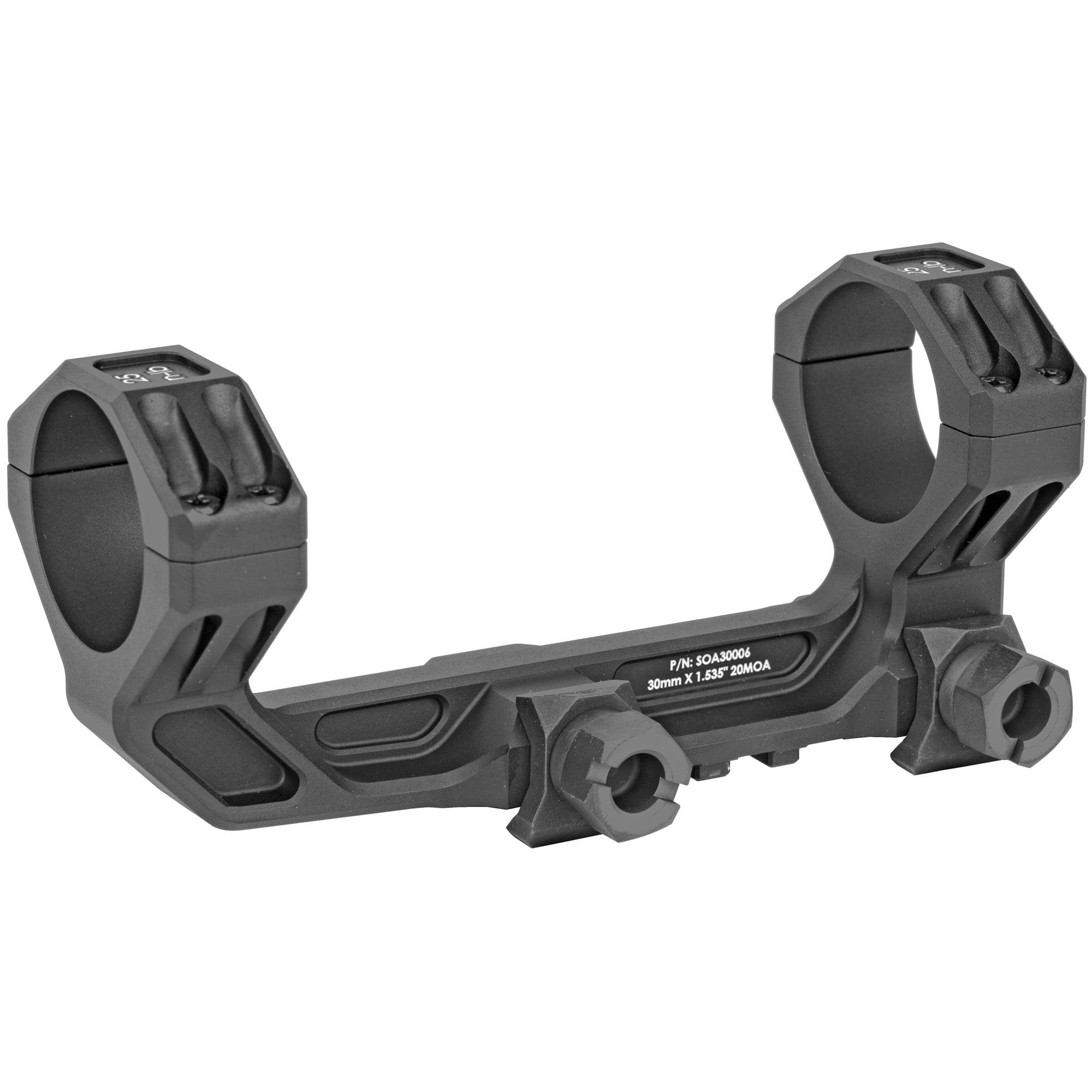 Sig Sauer ALPHA3 Mount 30mm Black Picatinny SOA30006 Powder