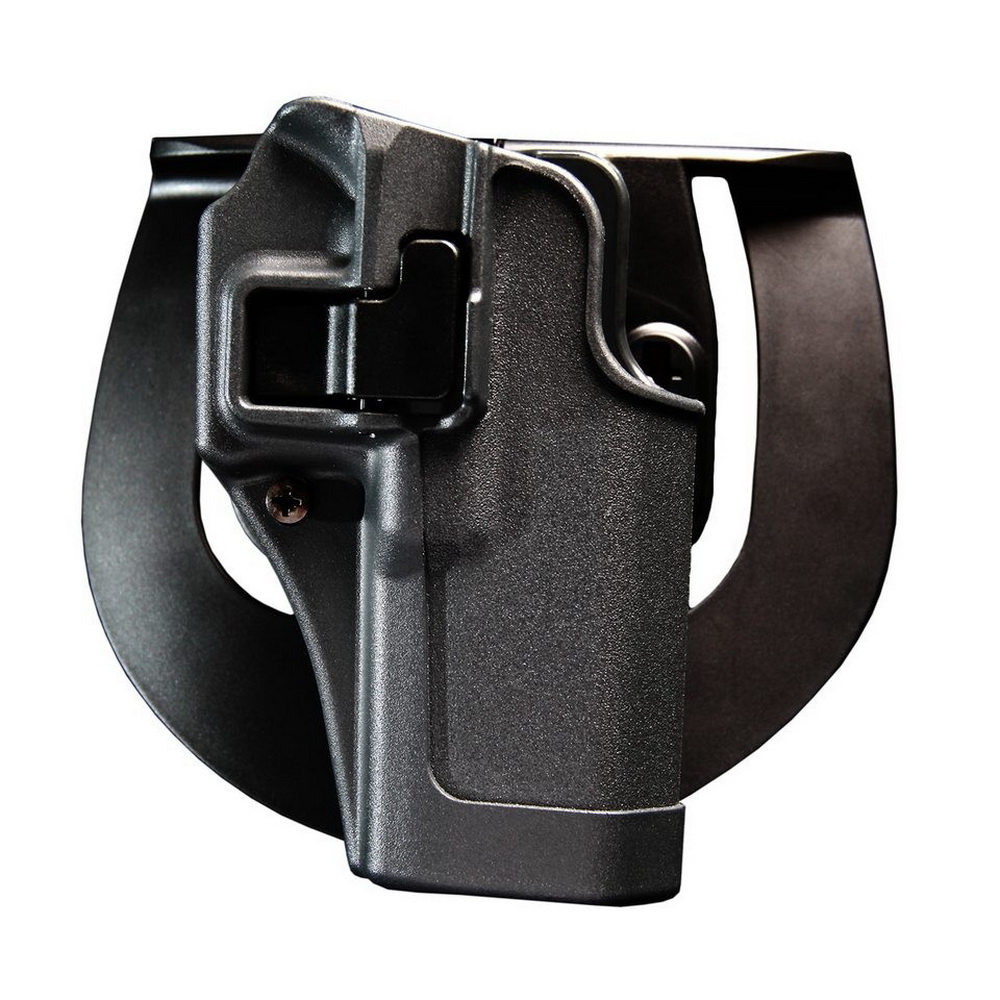 Blackhawk Serpa CQC Size 2 Left Hand Glock 19 Concealment Injection Molded Sportster Holster, Matte Gunmetal Gray - 413502BK-L