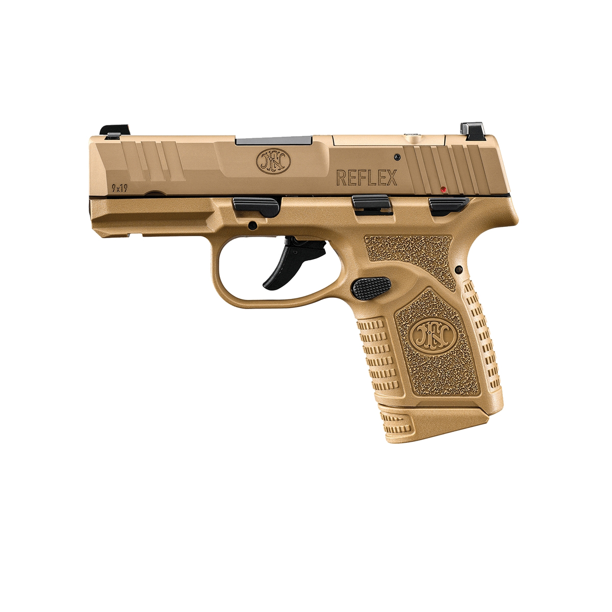 FNH FN Reflex MRD 9mm 3.30" 10rds, Flat Dark Earth