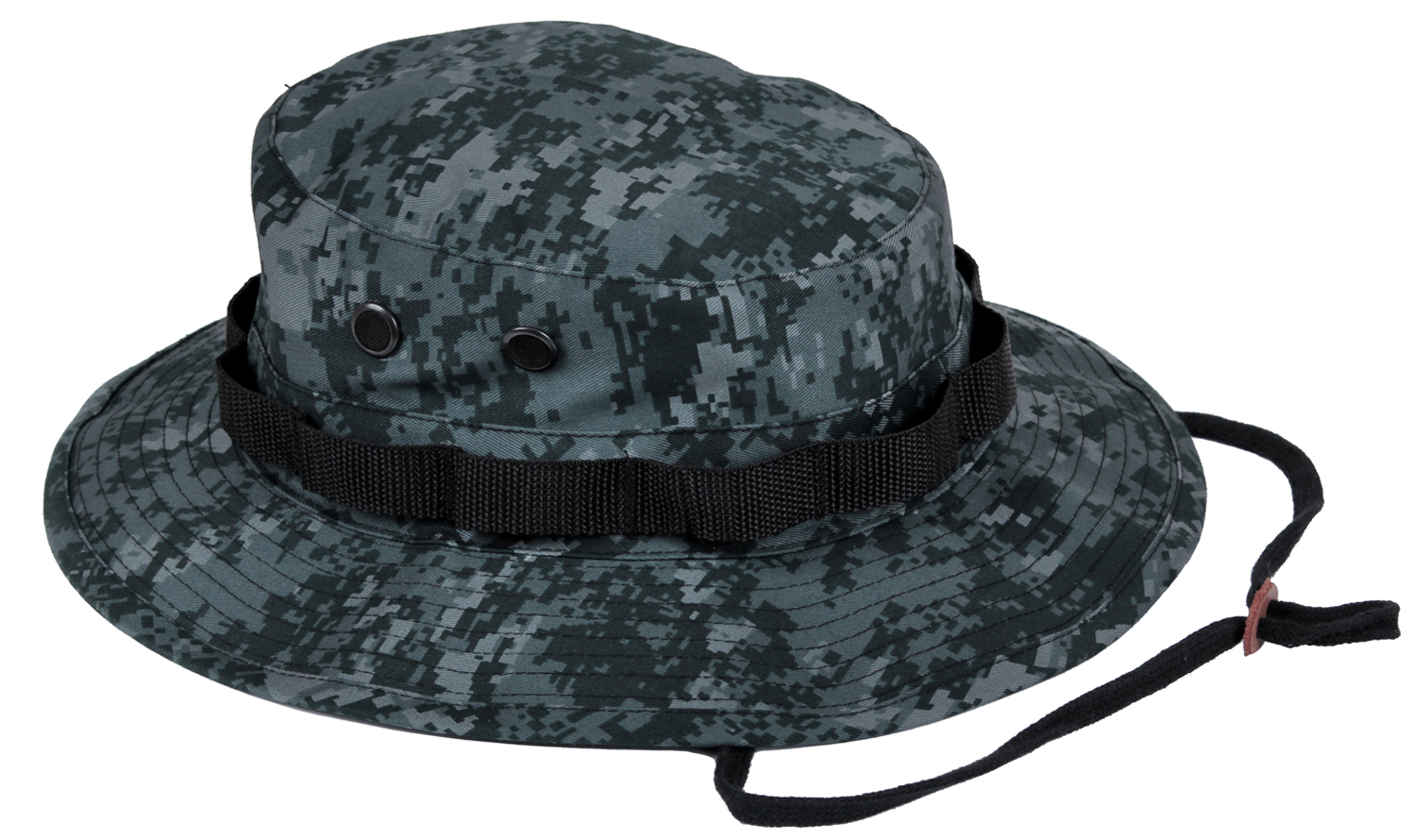 Rothco Digital Camo Boonie Hat - Midnight Digital Camo, Head Size 7 1-2