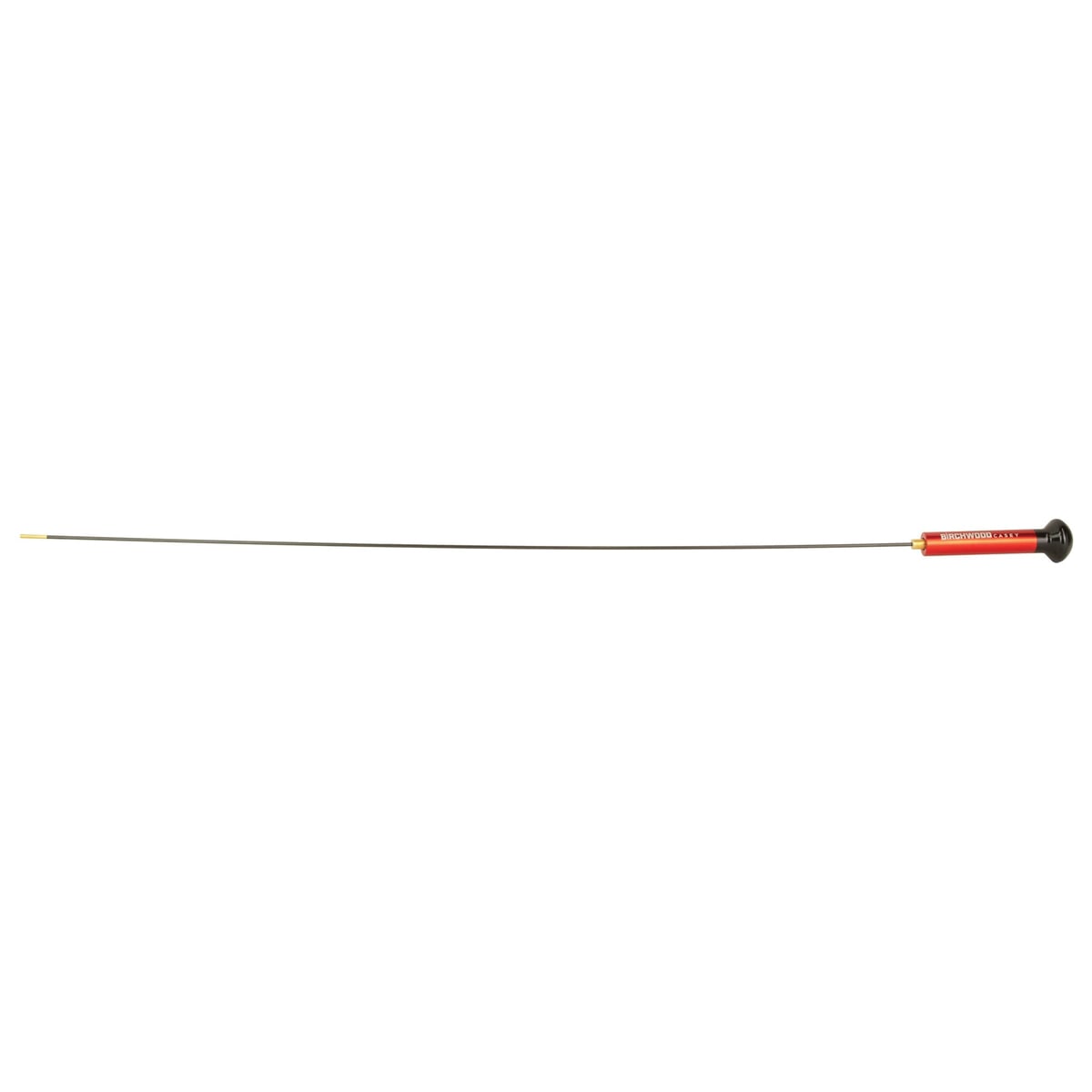 Birchwood Casey Premium Carbon .17 Cal/.20 Cal 36" 1-Piece Cleaning Rod, Black/Red