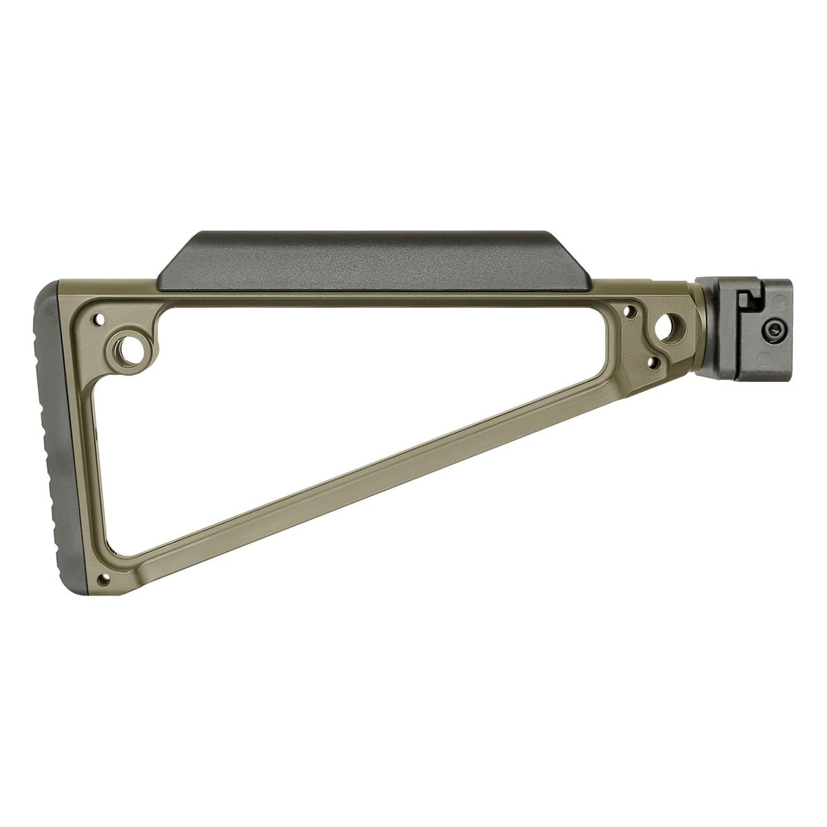 Midwest Industries Triangle Side Folding Stock OD Green